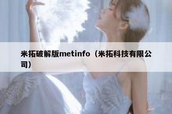 米拓破解版metinfo（米拓科技有限公司）