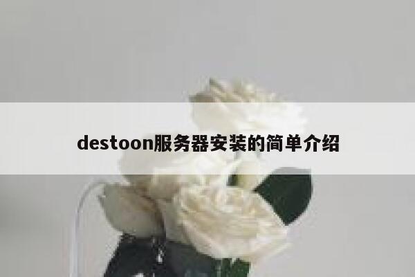 destoon服务器安装的简单介绍 第1张