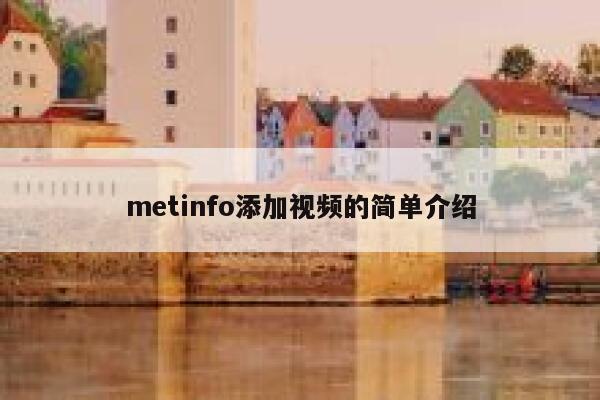 metinfo添加视频的简单介绍 第1张