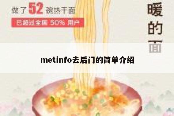 metinfo去后门的简单介绍