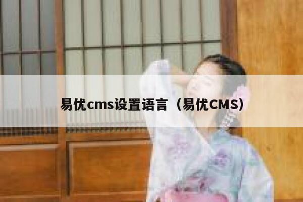 易优cms设置语言（易优CMS）