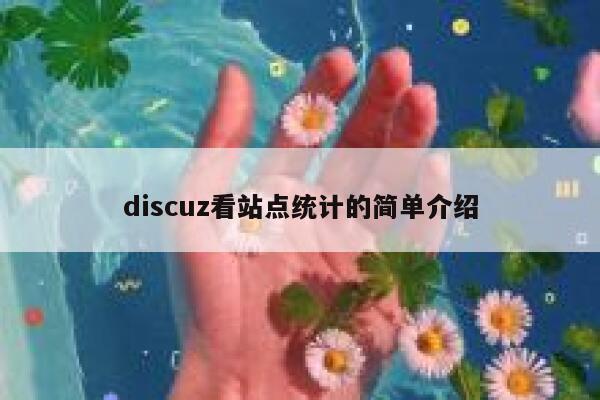 discuz看站点统计的简单介绍 第1张