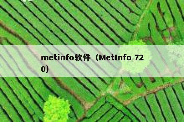 metinfo软件（MetInfo 720）