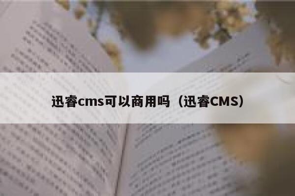 迅睿cms可以商用吗（迅睿CMS）