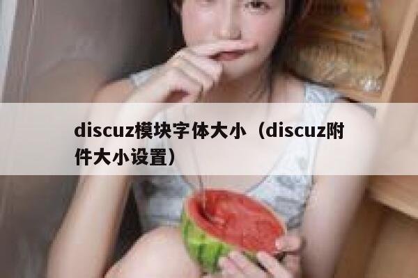 discuz模块字体大小（discuz附件大小设置）