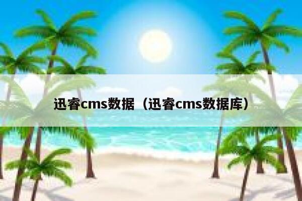 迅睿cms数据（迅睿cms数据库）