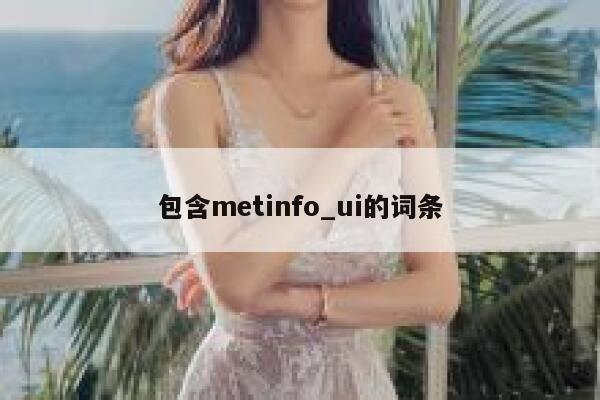 包含metinfo_ui的词条