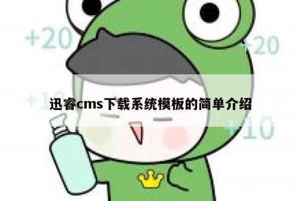 迅睿cms下载系统模板的简单介绍