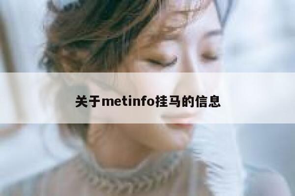 关于metinfo挂马的信息