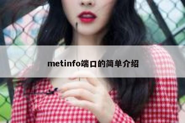 metinfo端口的简单介绍