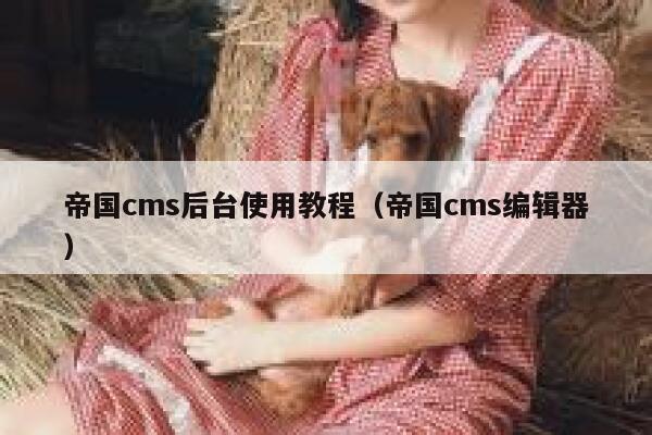 帝国cms后台使用教程（帝国cms编辑器）