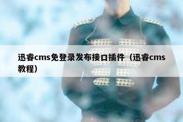 迅睿cms免登录发布接口插件（迅睿cms教程）