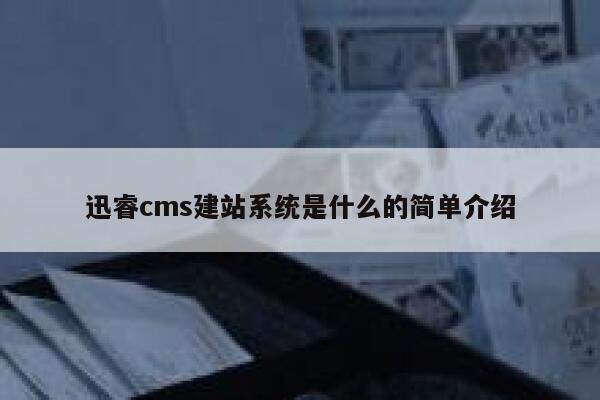 迅睿cms建站系统是什么的简单介绍 第1张