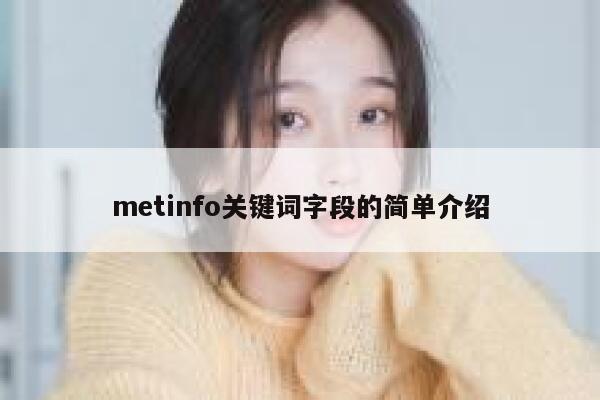 metinfo关键词字段的简单介绍