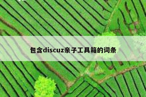 包含discuz亲子工具箱的词条