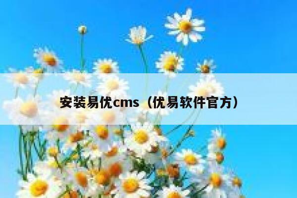 安装易优cms（优易软件官方）