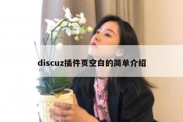 discuz插件页空白的简单介绍