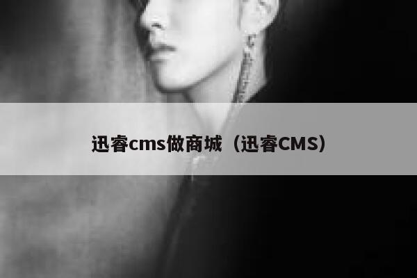 迅睿cms做商城（迅睿CMS）