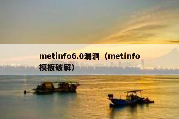 metinfo6.0漏洞（metinfo模板破解）