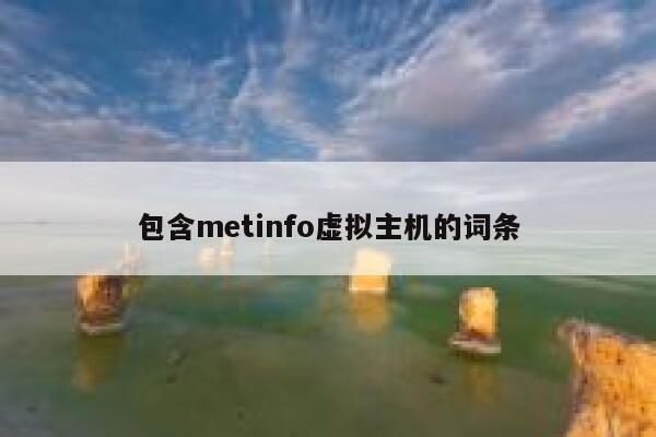 包含metinfo虚拟主机的词条