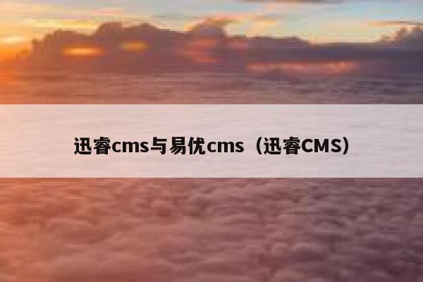 迅睿cms与易优cms（迅睿CMS）