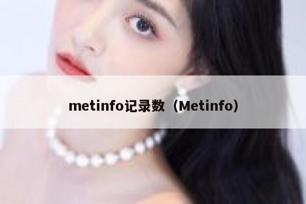 metinfo记录数（Metinfo）