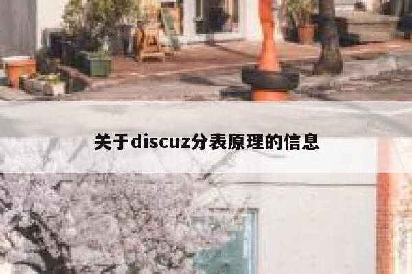 关于discuz分表原理的信息 第1张