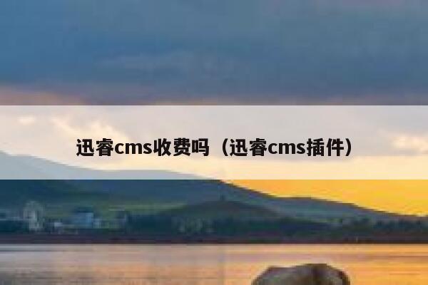 迅睿cms收费吗（迅睿cms插件）