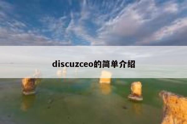 discuzceo的简单介绍 第1张