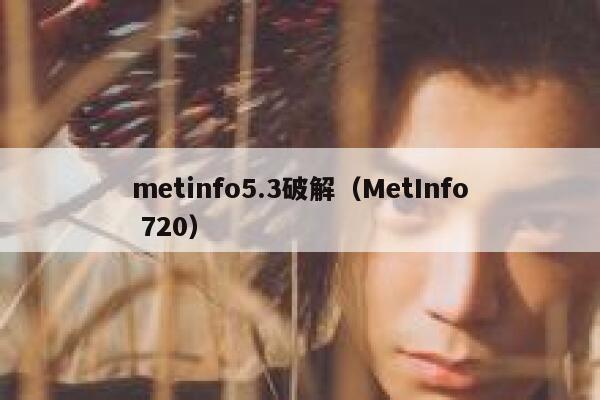 metinfo5.3破解（MetInfo 720）