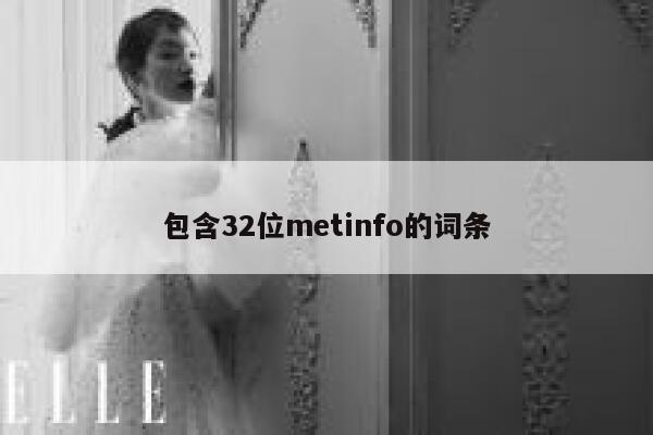 包含32位metinfo的词条