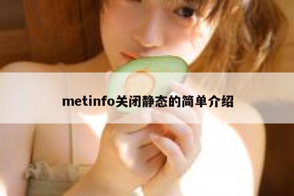 metinfo关闭静态的简单介绍 第1张