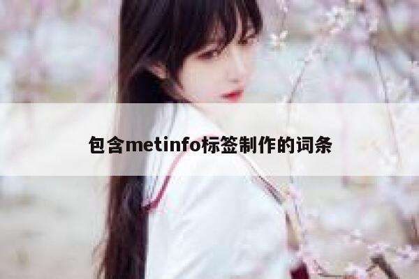 包含metinfo标签制作的词条