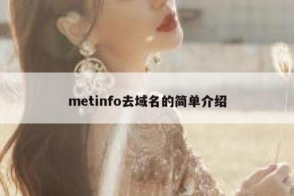 metinfo去域名的简单介绍