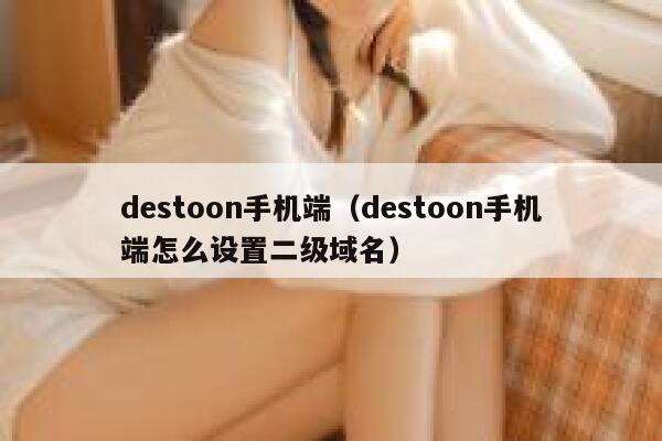 destoon手机端（destoon手机端怎么设置二级域名）