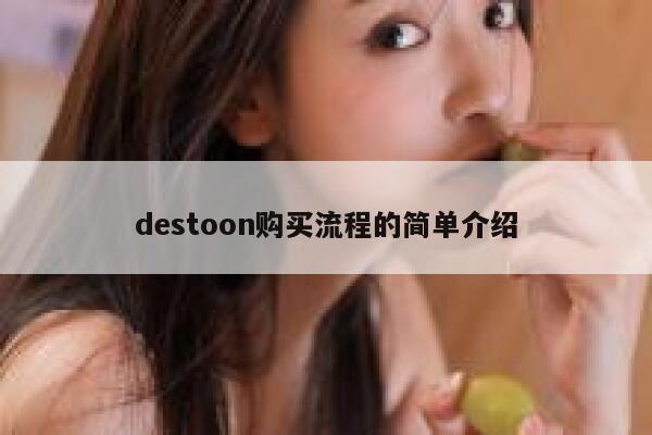 destoon购买流程的简单介绍