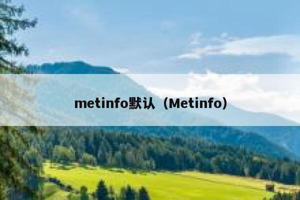 metinfo默认（Metinfo）