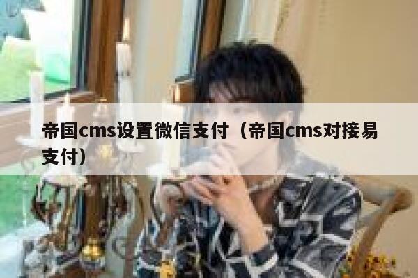 帝国cms设置微信支付（帝国cms对接易支付）