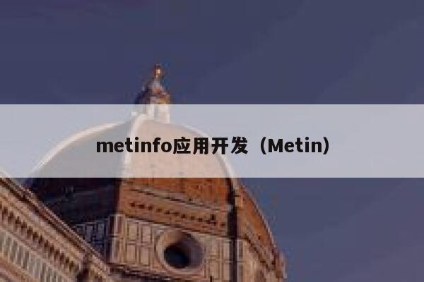 metinfo应用开发（Metin）