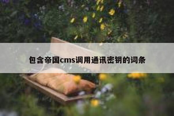 包含帝国cms调用通讯密钥的词条