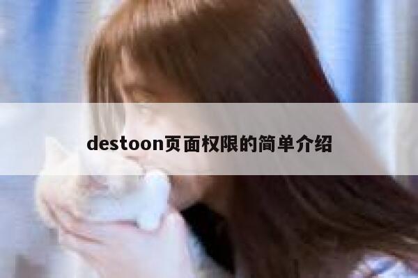 destoon页面权限的简单介绍