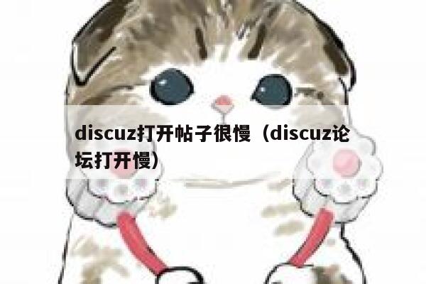 discuz打开帖子很慢（discuz论坛打开慢）