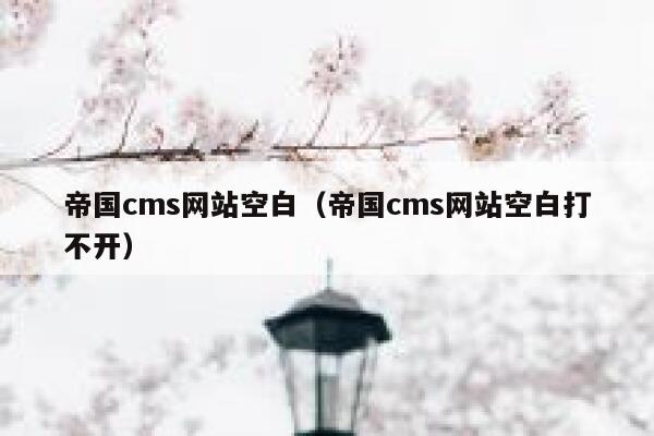 帝国cms网站空白（帝国cms网站空白打不开）