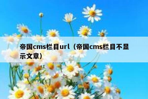 帝国cms栏目url（帝国cms栏目不显示文章）