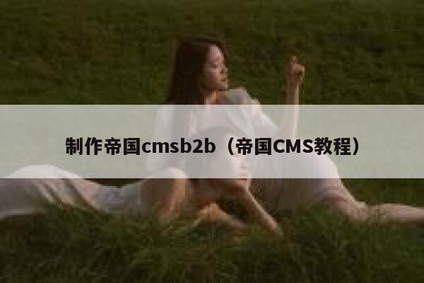 制作帝国cmsb2b（帝国CMS教程）