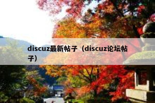 discuz最新帖子（discuz论坛帖子）