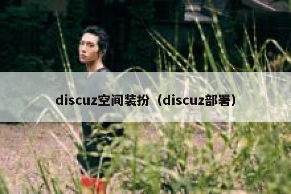 discuz空间装扮（discuz部署）