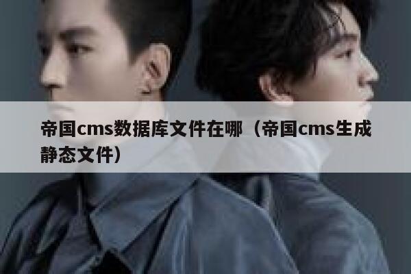 帝国cms数据库文件在哪（帝国cms生成静态文件）