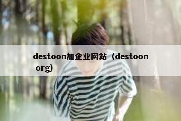 destoon加企业网站（destoon org）