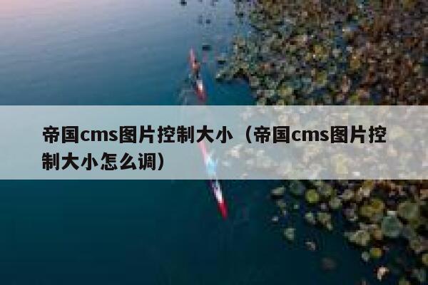 帝国cms图片控制大小（帝国cms图片控制大小怎么调）